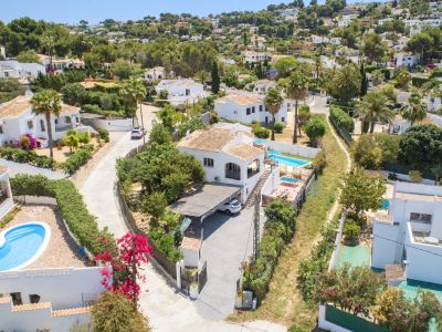 Vue aérienne de la villa