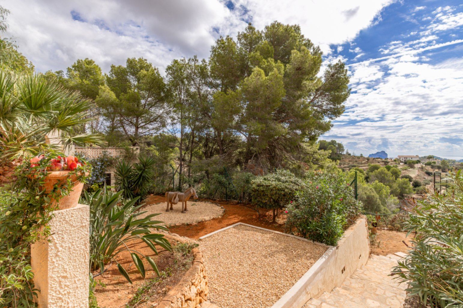Jardin avec vue