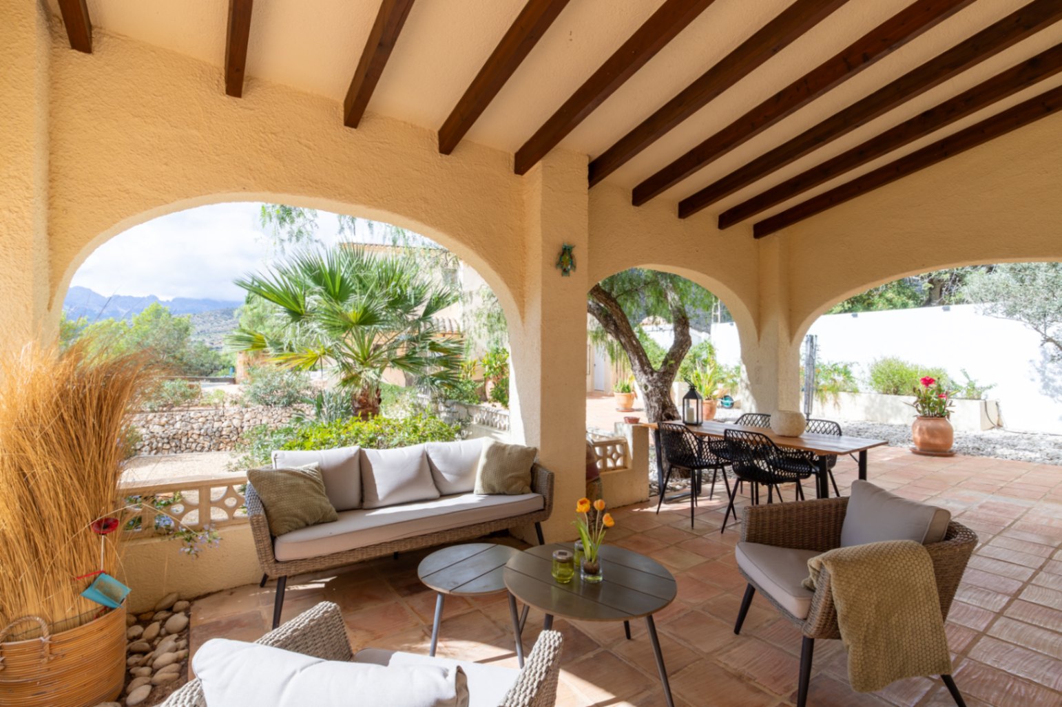 Terrasse couverte