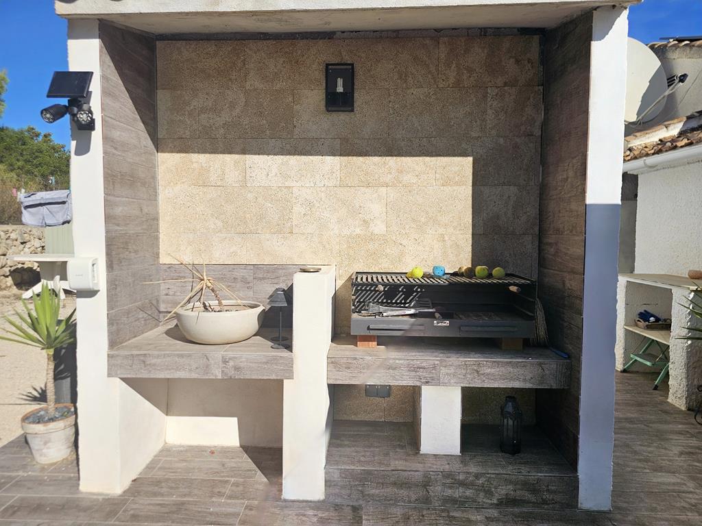 Espace barbecue extérieur