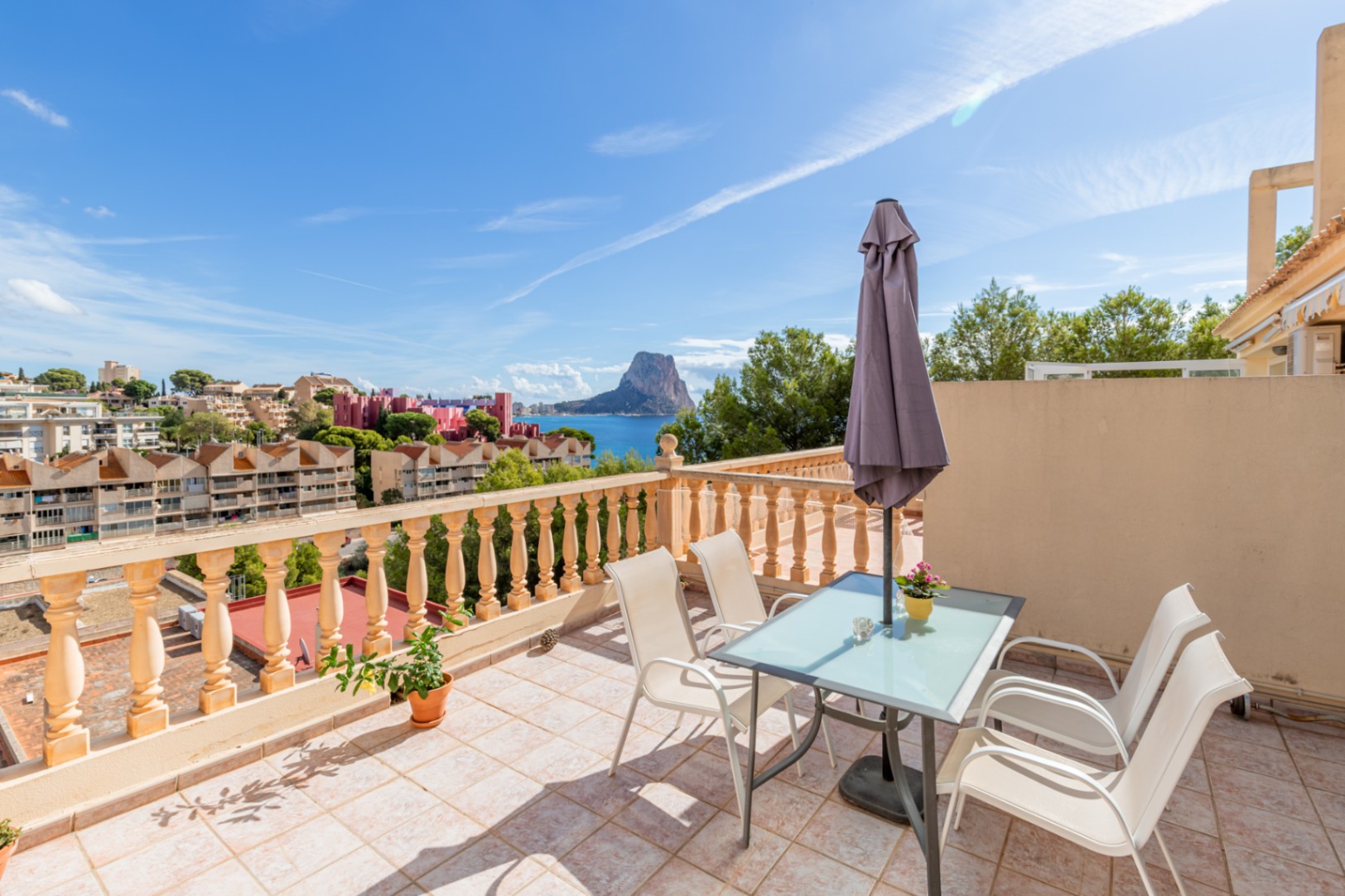 Terrasse avec vue mer