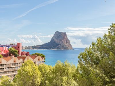 Vue mer et Peñón de Ifach