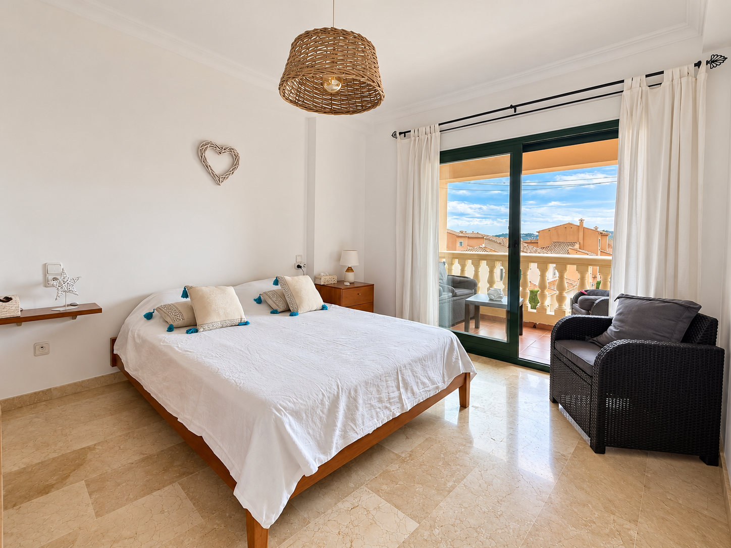 Chambre avec accès terrasse