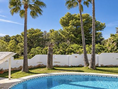 Piscine et jardin
