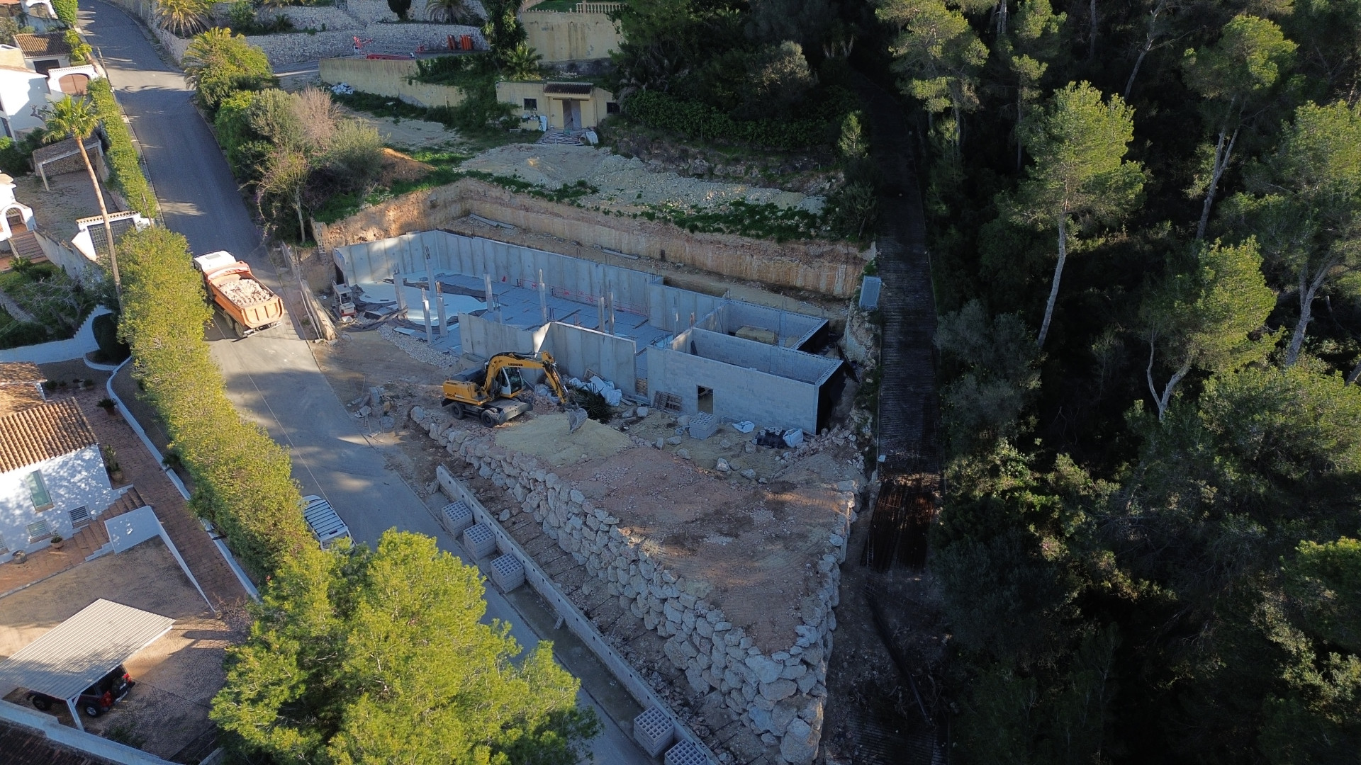 Villa en construction