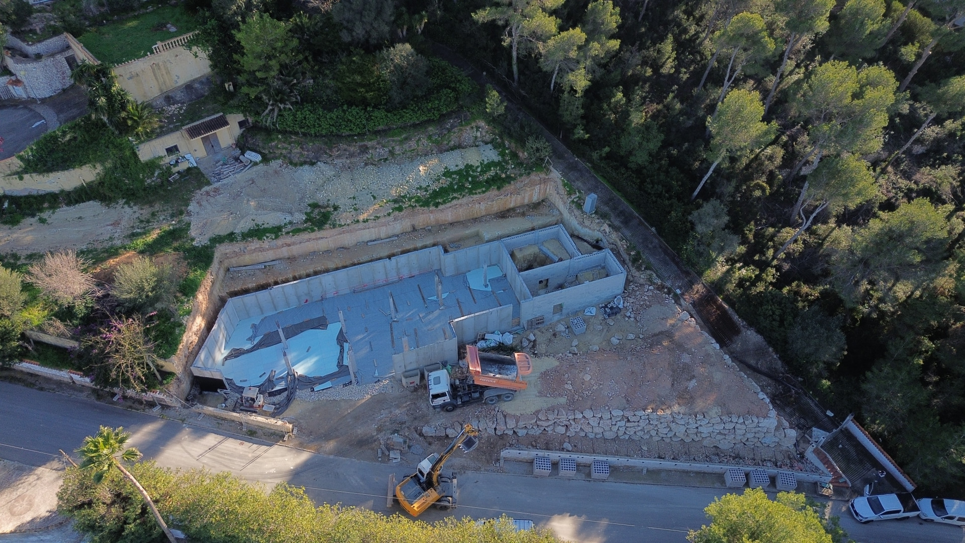 Villa en construction