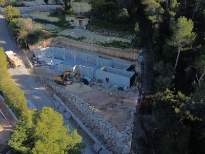 Villa en construction