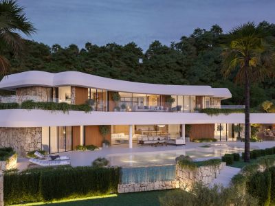 Vue extérieure avec piscine
