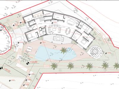 Plan de la villa