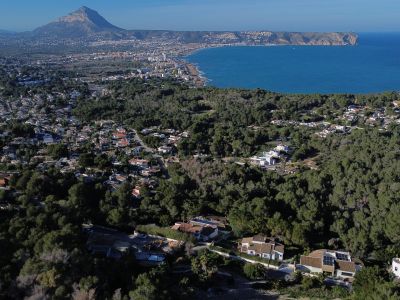 Vue aérienne des environs