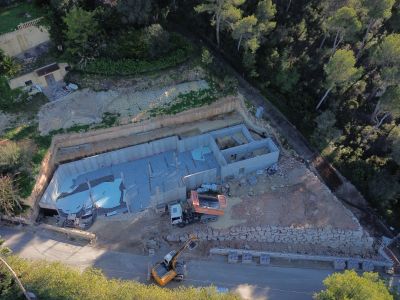 Villa en construction
