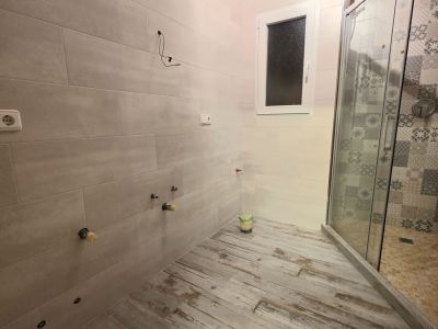 Salle de bains en rénovation