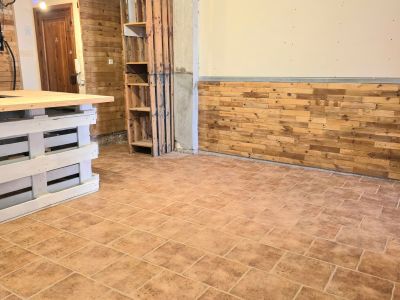 Salon et cuisine ouverte