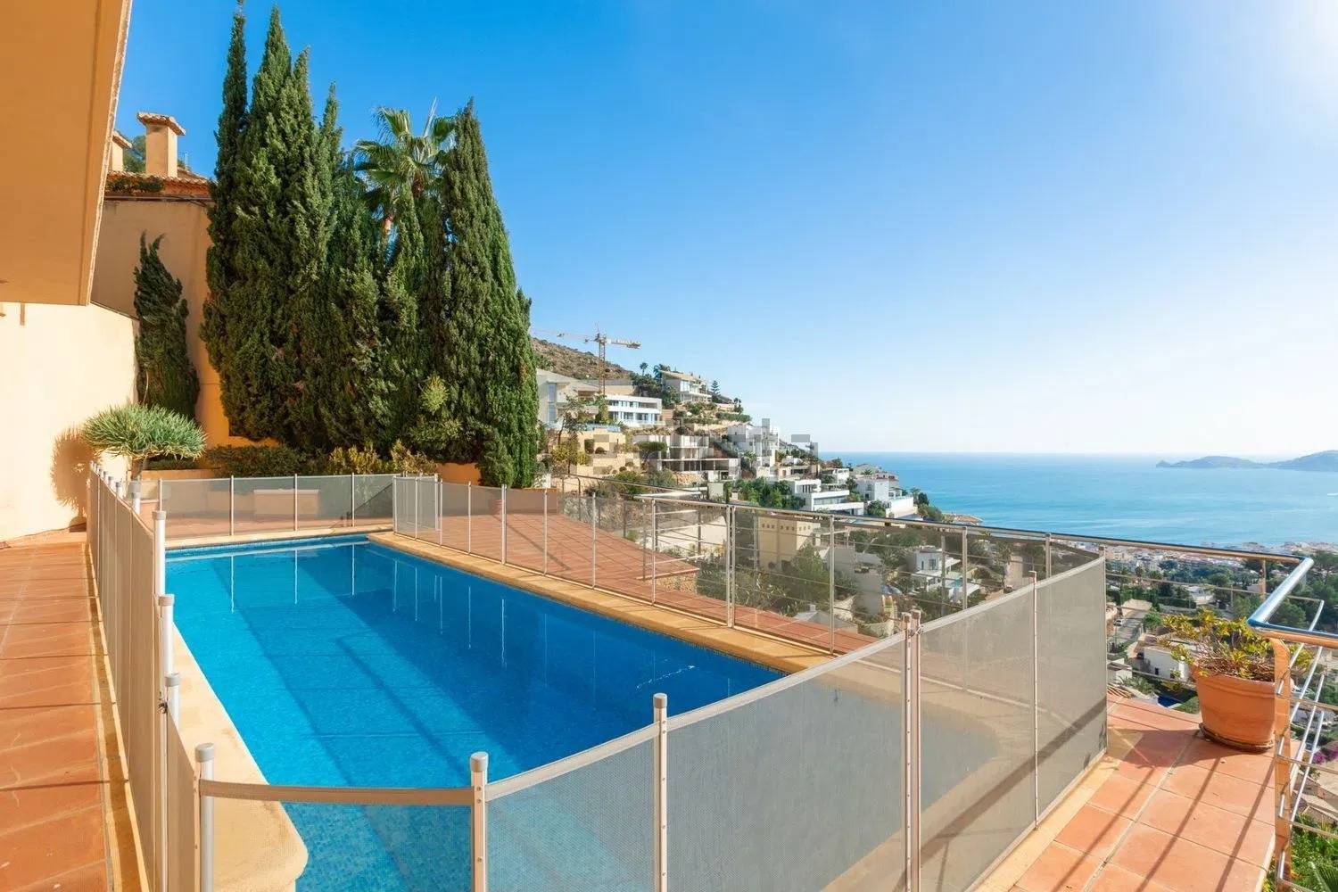 Chalet à Jávea avec vue panoramique sur la mer et piscine privée