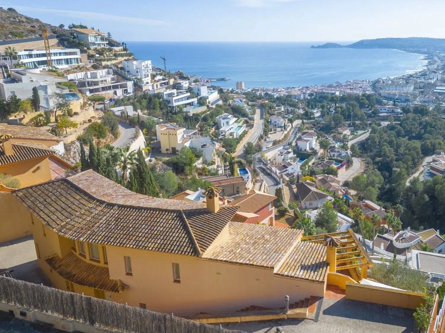 Chalet à Jávea avec vue panoramique sur la mer et piscine privée