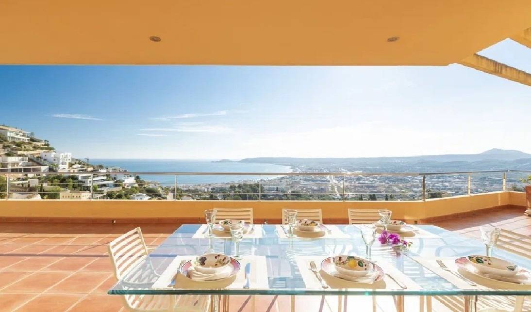 Chalet à Jávea avec vue panoramique sur la mer et piscine privée