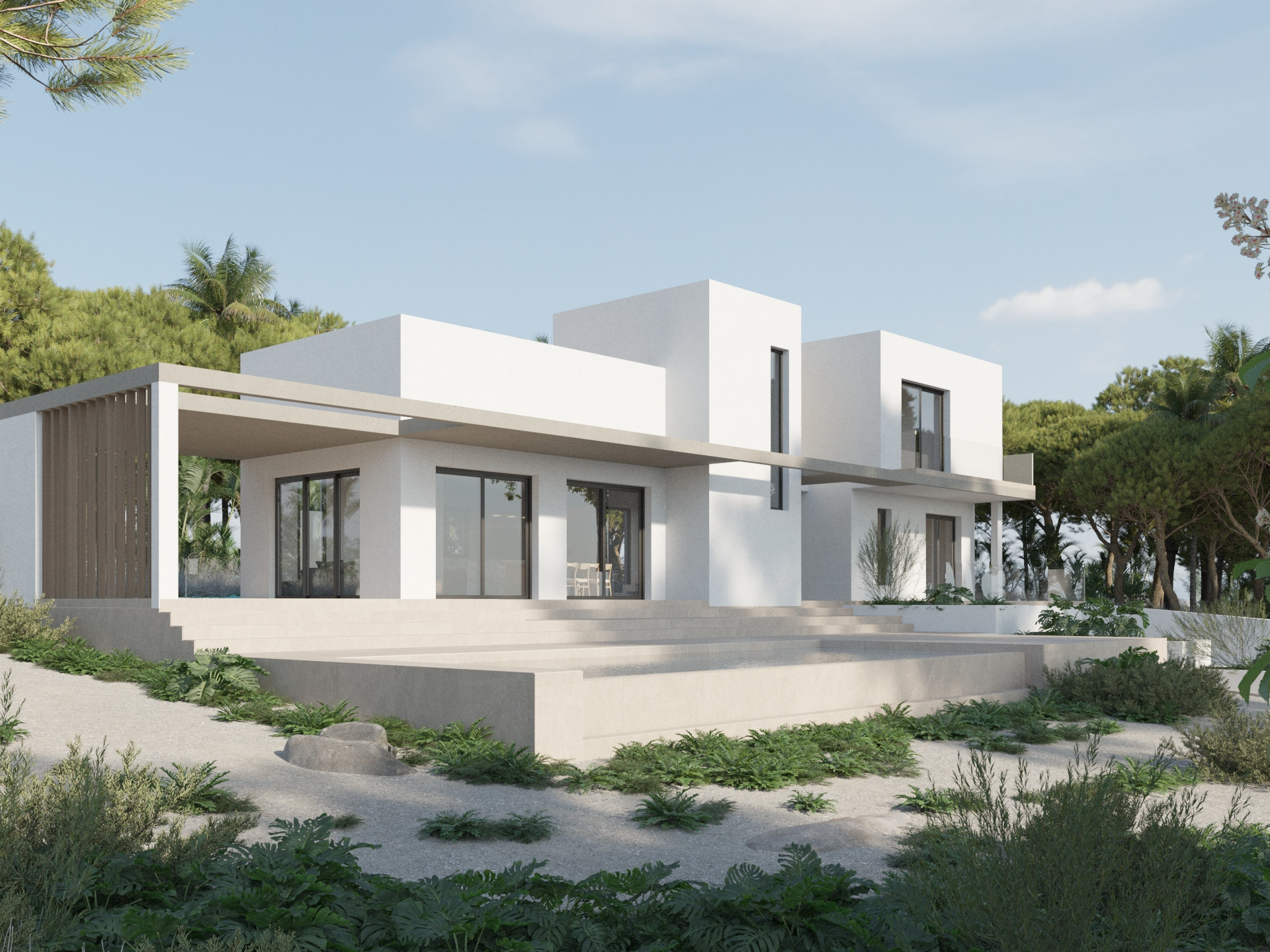 Villa contemporánea en Jávea con piscina privada