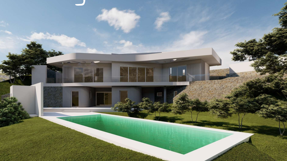 Villa de construction récente à Jávea avec piscine privée