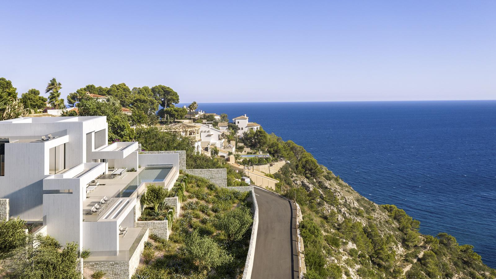 Villa moderna con vistas al mar en Jávea