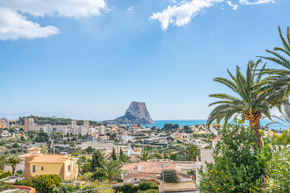 Villa à Calpe, La Canuta avec vue mer et licence touristique