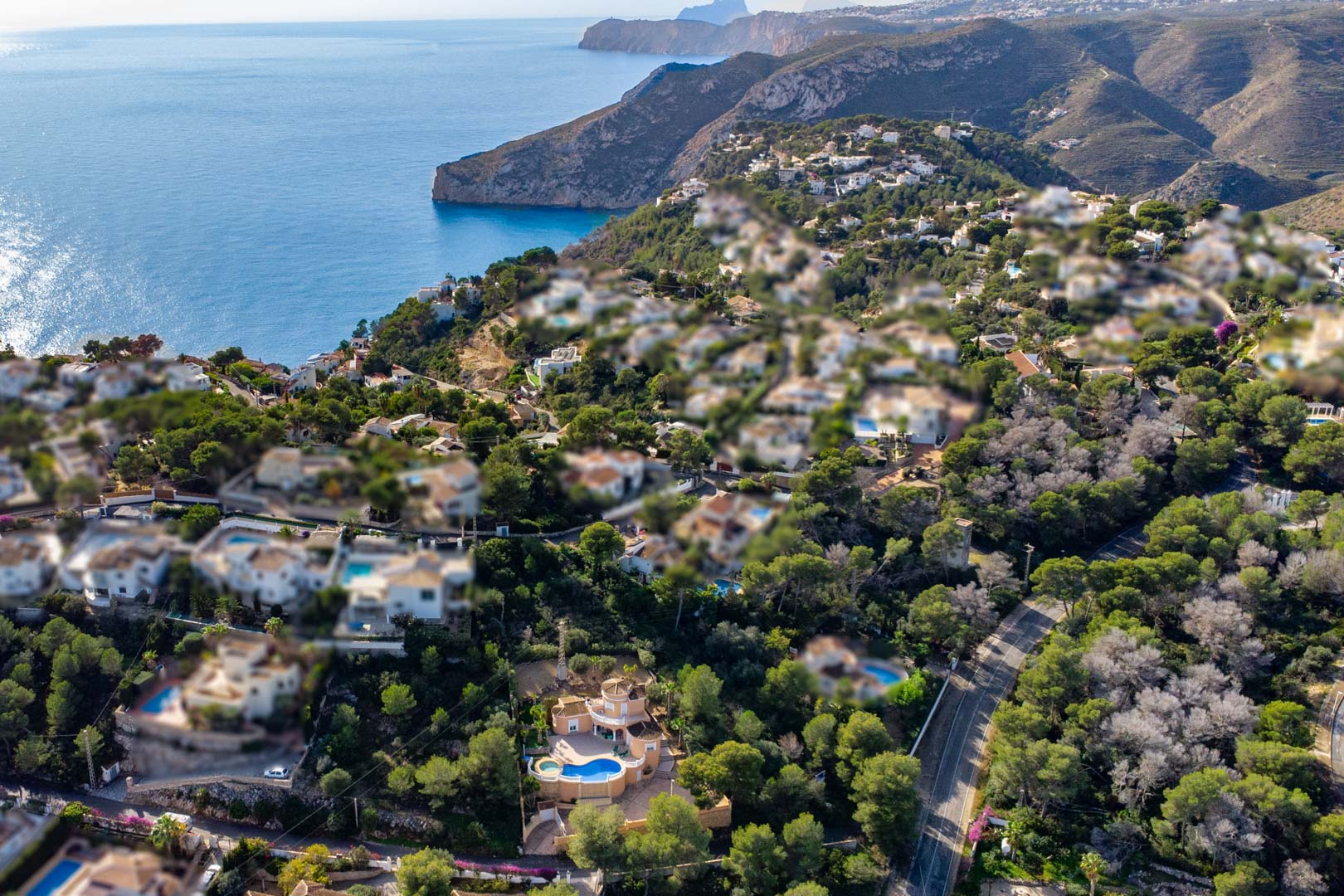 Villa avec vue panoramique à Balcón al Mar, Jávea