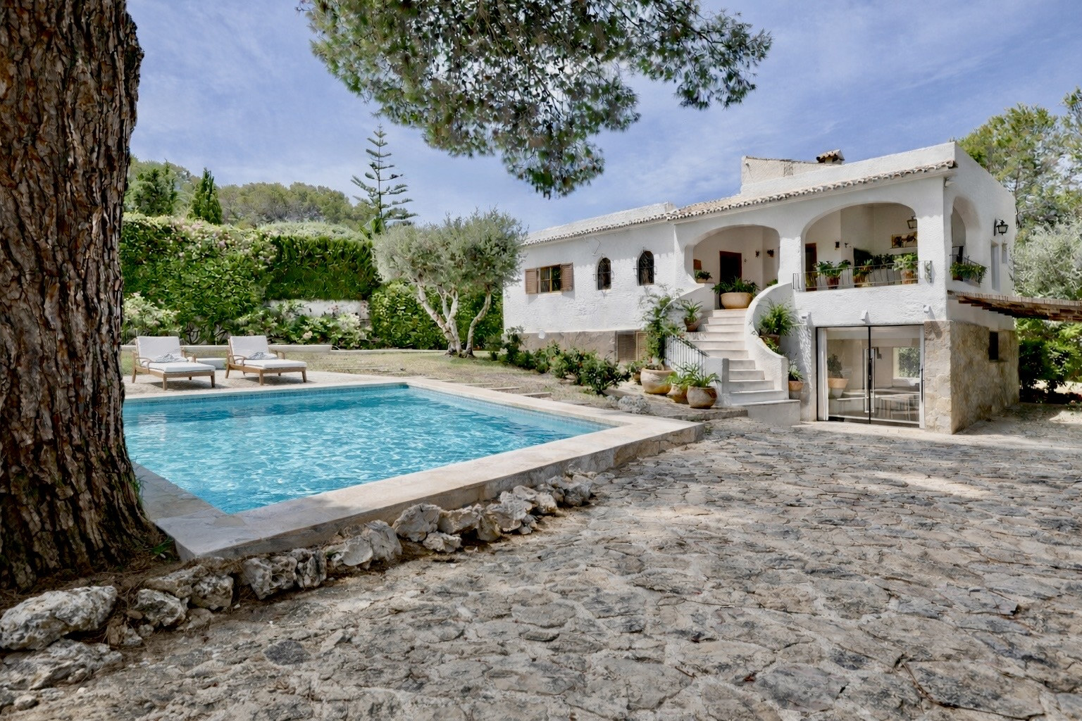 Villa à Jávea, Cap Martí: Piscine et Vues Montagne